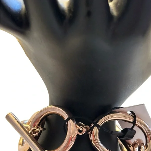 BRASS ROSE GOLD PLATED BRACELET - Picture 3 of 4